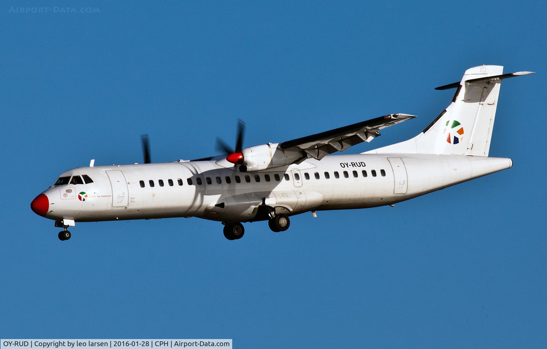 OY-RUD, 1990 ATR 72-201 C/N 162, Copenhagen 28.1.16