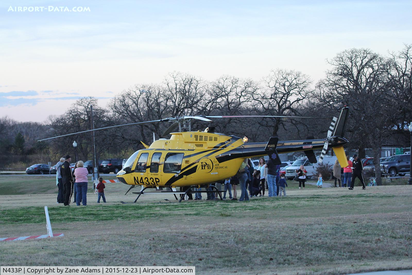 N433P, Bell 407 C/N 53861, Dalworthington Gardens family night