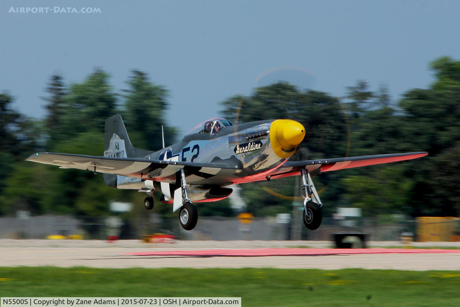 N5500S, 1944 North American F-51D Mustang C/N 44-63655, 2015 EAA AirVenture - Oshkosh, Wisconsin