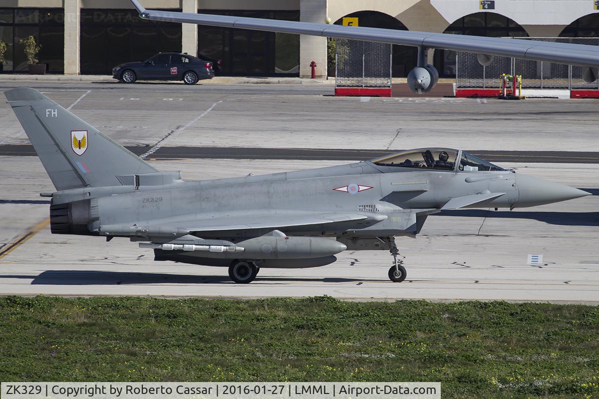 ZK329, 2012 Eurofighter EF-2000 Typhoon FGR4 C/N BS090/342, Park 9
