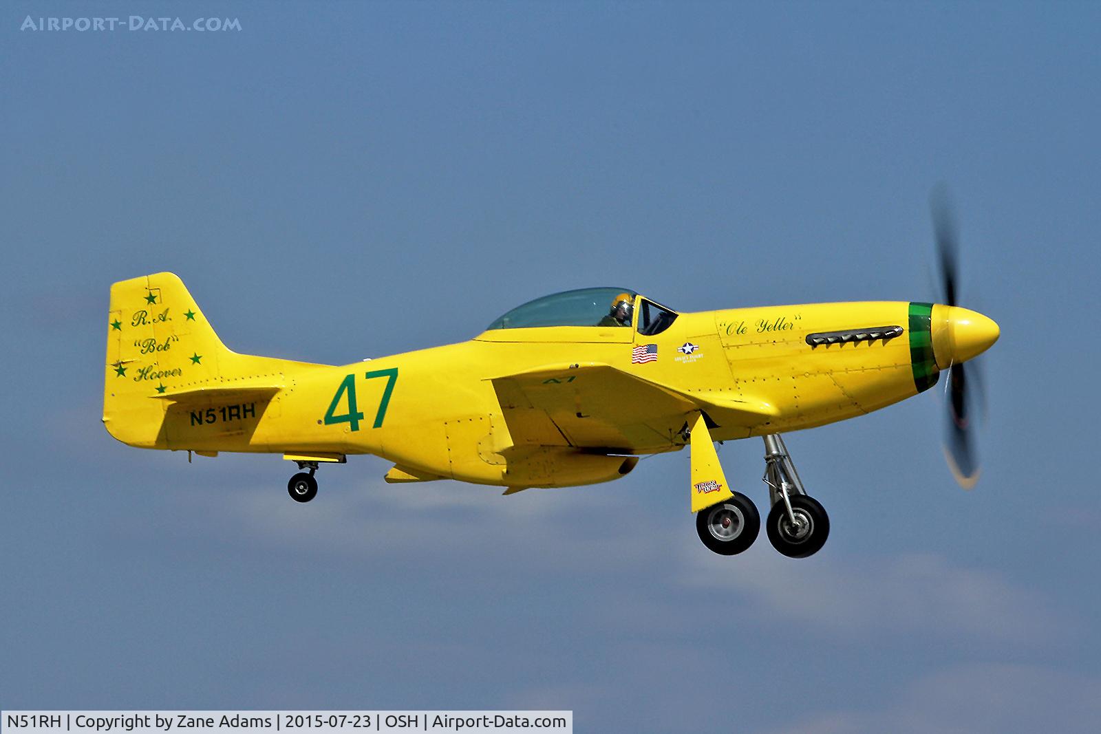 N51RH, North American P-51D Mustang C/N 44-74739, 2015 EAA AirVenture - Oshkosh, Wisconsin