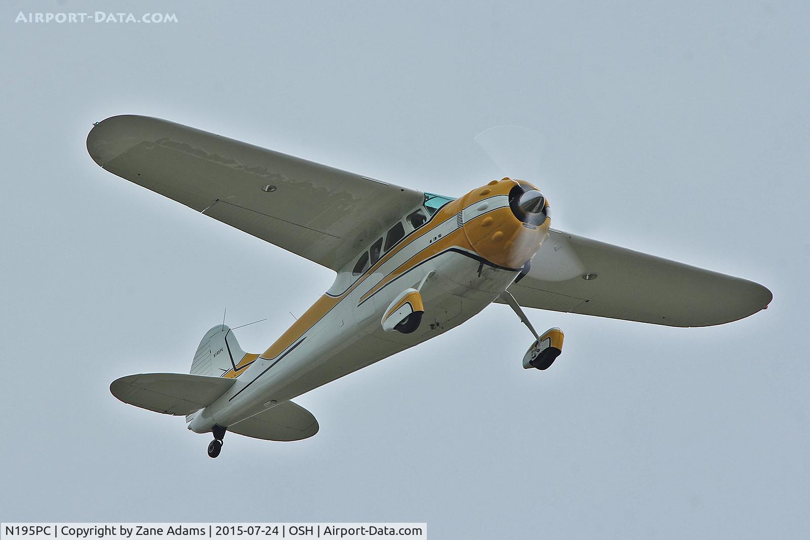 N195PC, 1954 Cessna 195B Businessliner C/N 16140, 2015 EAA AirVenture - Oshkosh, Wisconsin