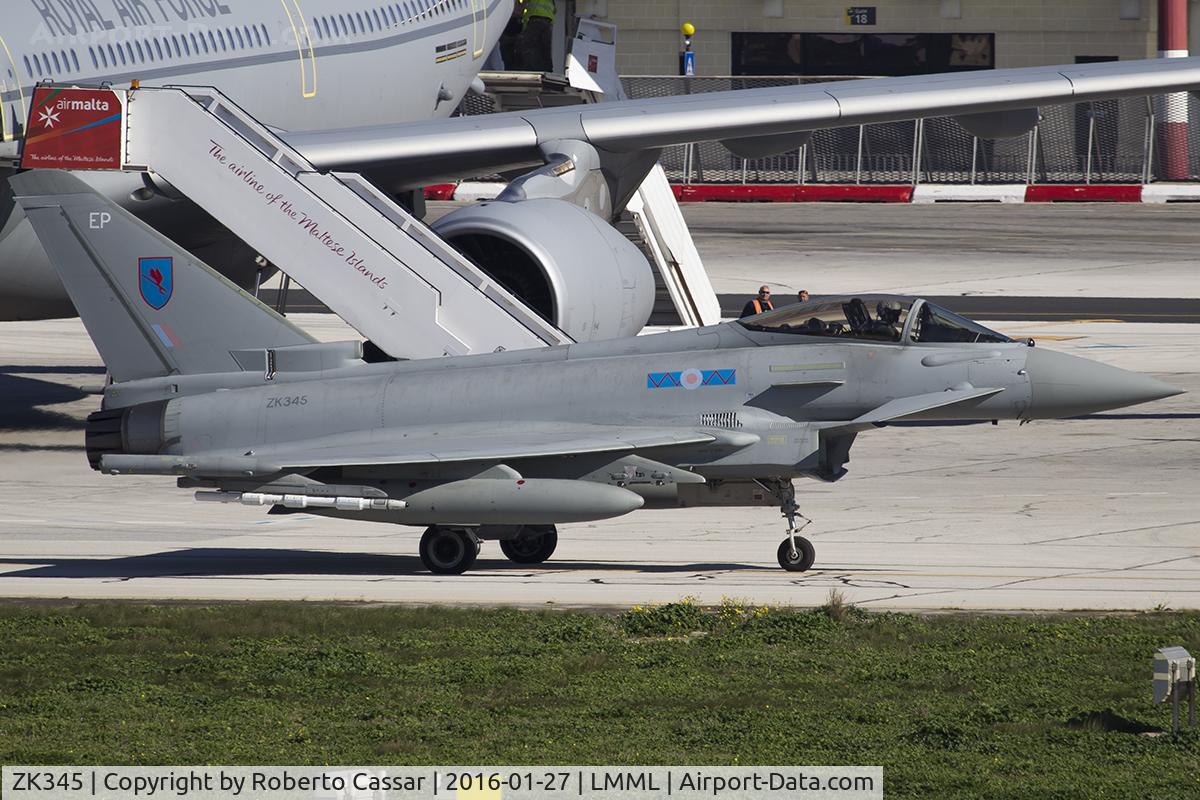 ZK345, Eurofighter EF-2000 Typhoon FGR4 C/N BS106/388, Park 9