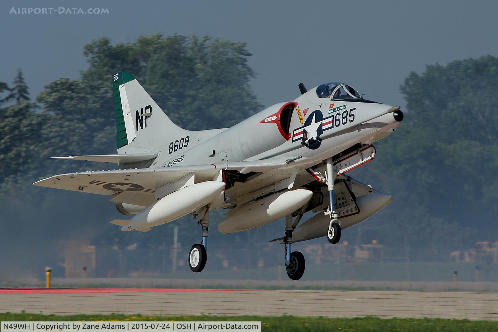 N49WH, 1959 Douglas A-4B Skyhawk C/N 11366, 2015 EAA AirVenture - Oshkosh, Wisconsin