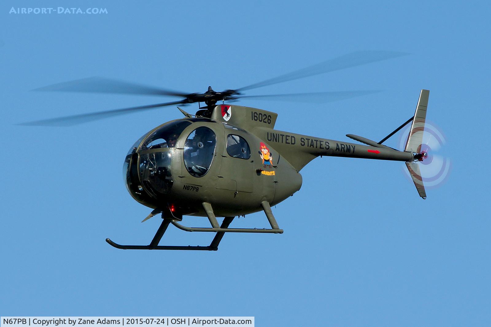N67PB, 1968 Hughes OH-6A Cayuse C/N 480411, 2015 EAA AirVenture - Oshkosh, Wisconsin