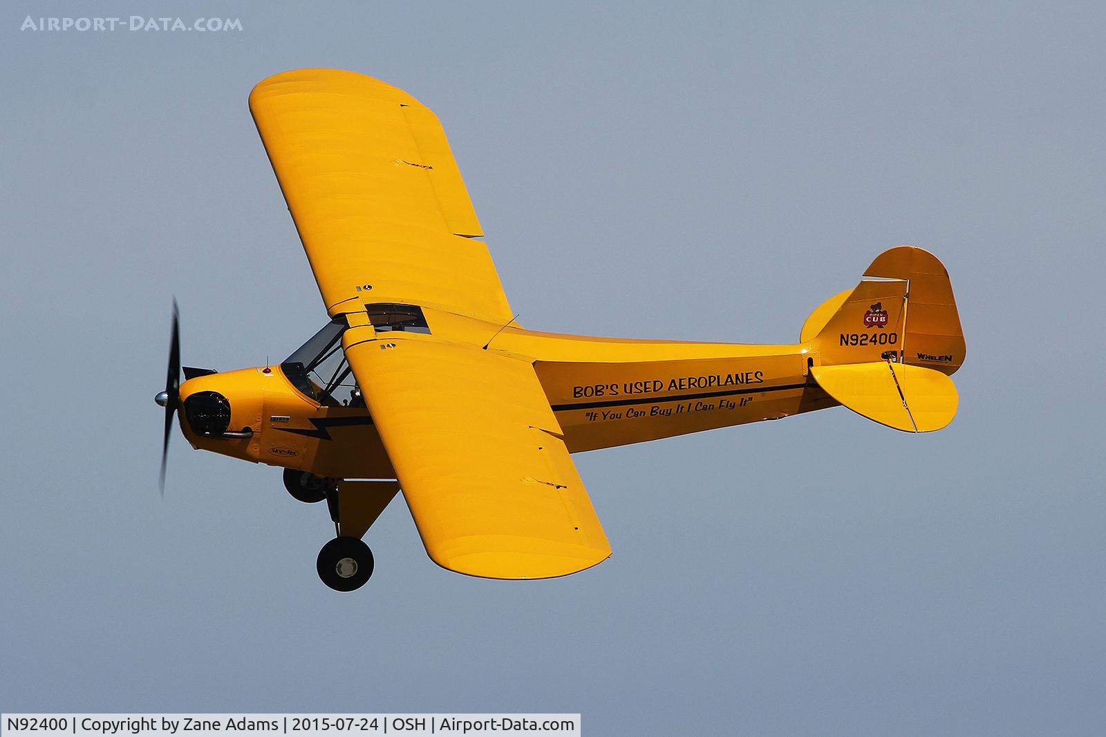 N92400, 1946 Piper J3C-65 Cub Cub C/N 16862, 2015 EAA AirVenture - Oshkosh, Wisconsin