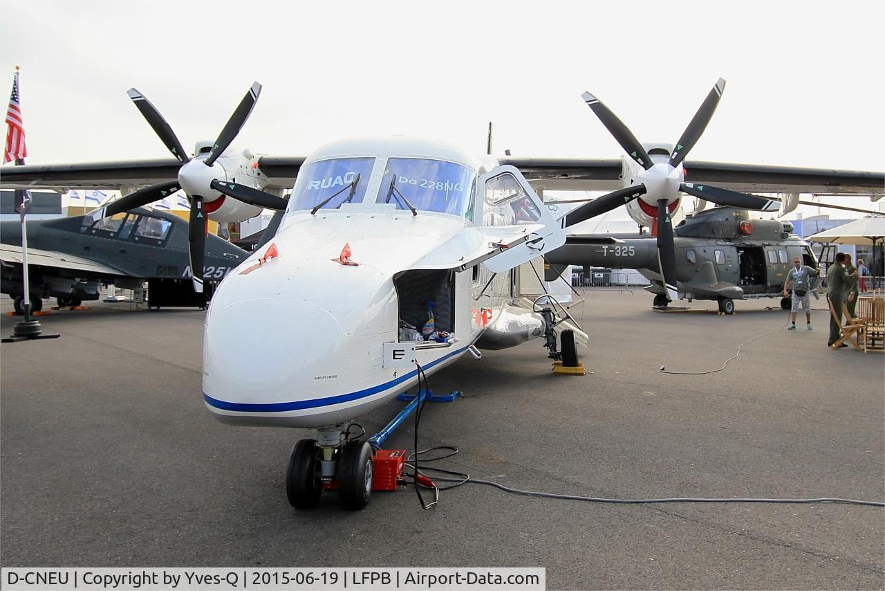 D-CNEU, 1992 Dornier 228-212 C/N 8206, Dornier 228-212, Static display, Paris-Le Bourget (LFPB-LBG) Air show 2015