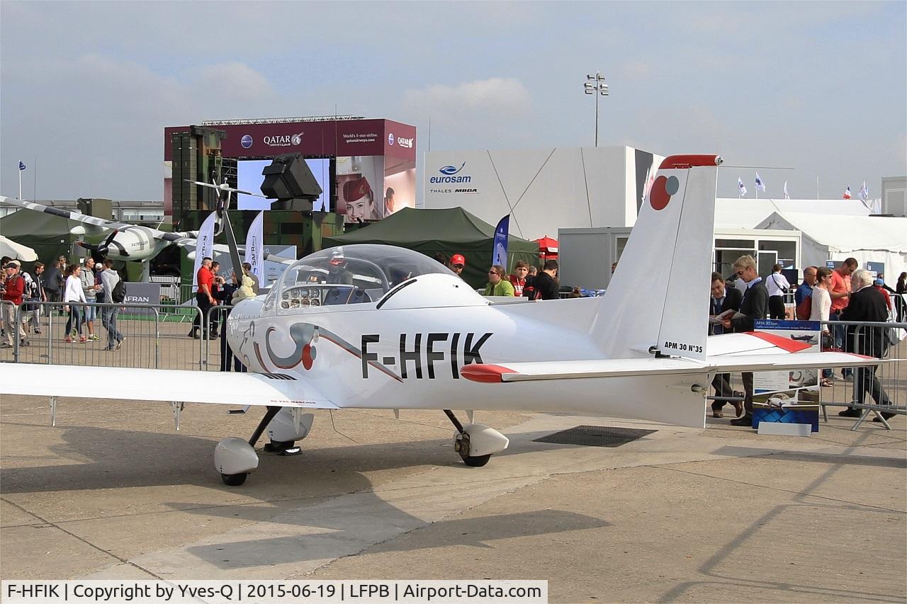 F-HFIK, 2015 Issoire APM 30 Lion C/N 35, Issoire Aviation APM 30 Lion, Static display, Paris-Le Bourget airport (LFPB-LBG) Air show 2015