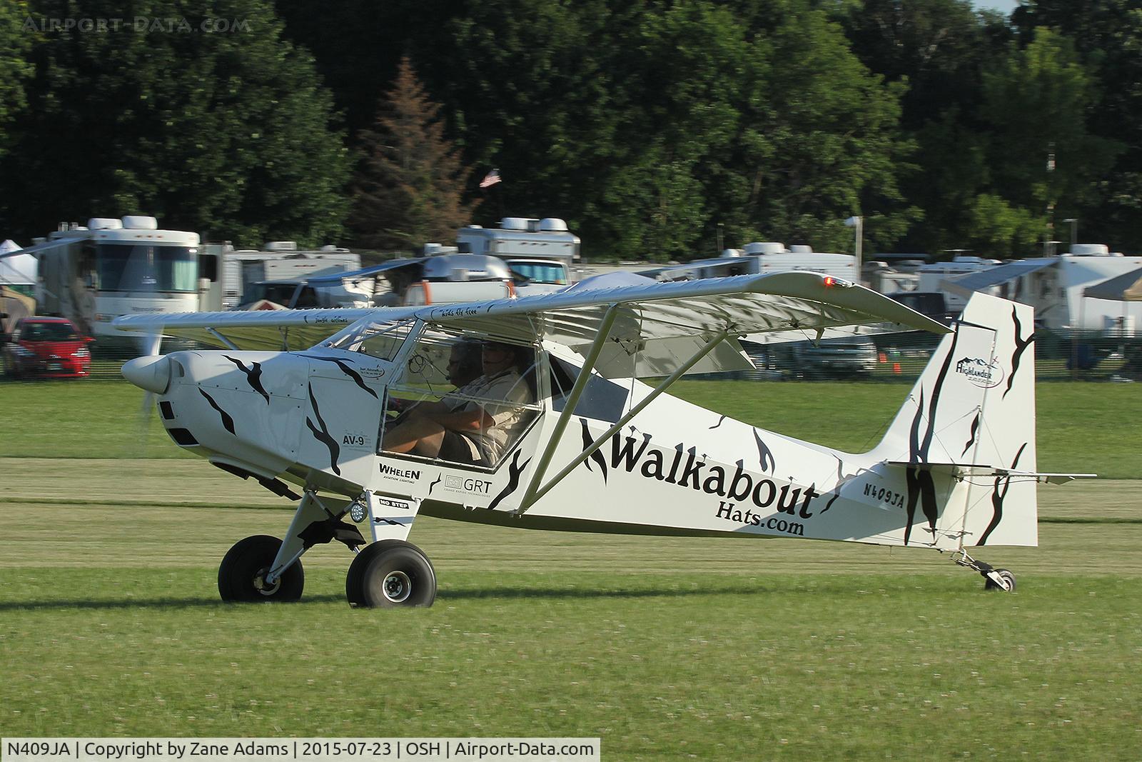 N409JA, 2013 Just Aircraft Highlander C/N JAESC0255, 2015 EAA AirVenture - Oshkosh, Wisconsin