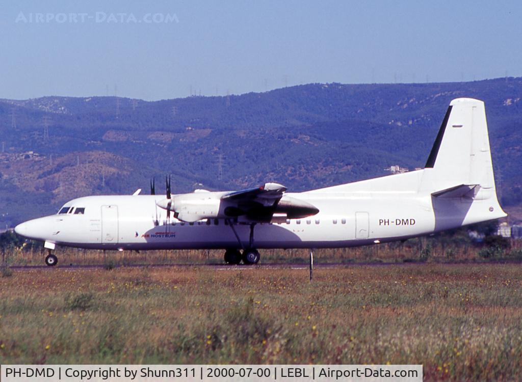 PH-DMD, 1989 Fokker 50 C/N 20144, Waiting holding point rwy 20 for departure... All white with small Air Nostrum titles...