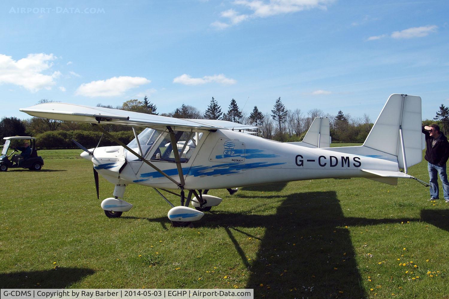 G-CDMS, 2005 Comco Ikarus C42 FB80 C/N 0506-6689, Comco Ikarus C42 Cyclone FB80 [0506-6689] Popham~G 03/05/14