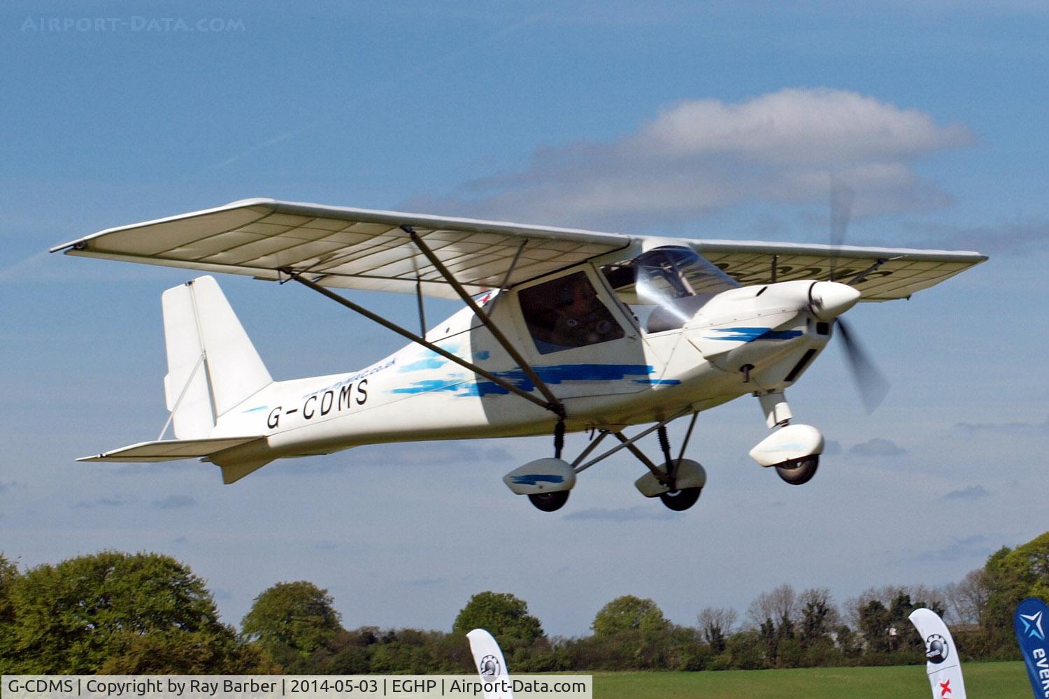 G-CDMS, 2005 Comco Ikarus C42 FB80 C/N 0506-6689, Comco Ikarus C42 Cyclone FB80 [0506-6689] Popham~G 03/05/14
