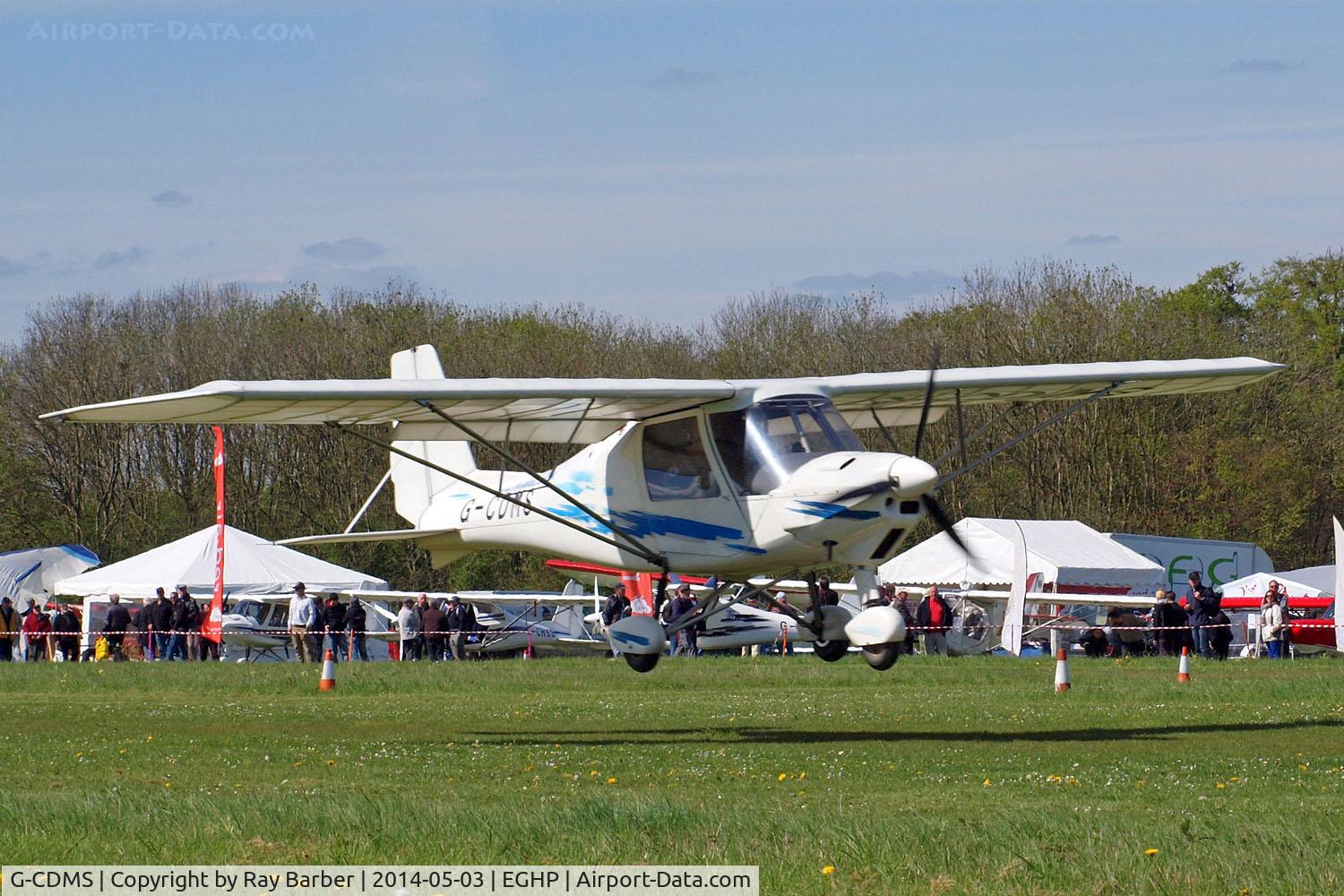 G-CDMS, 2005 Comco Ikarus C42 FB80 C/N 0506-6689, Comco Ikarus C42 Cyclone FB80 [0506-6689] Popham~G 03/05/14