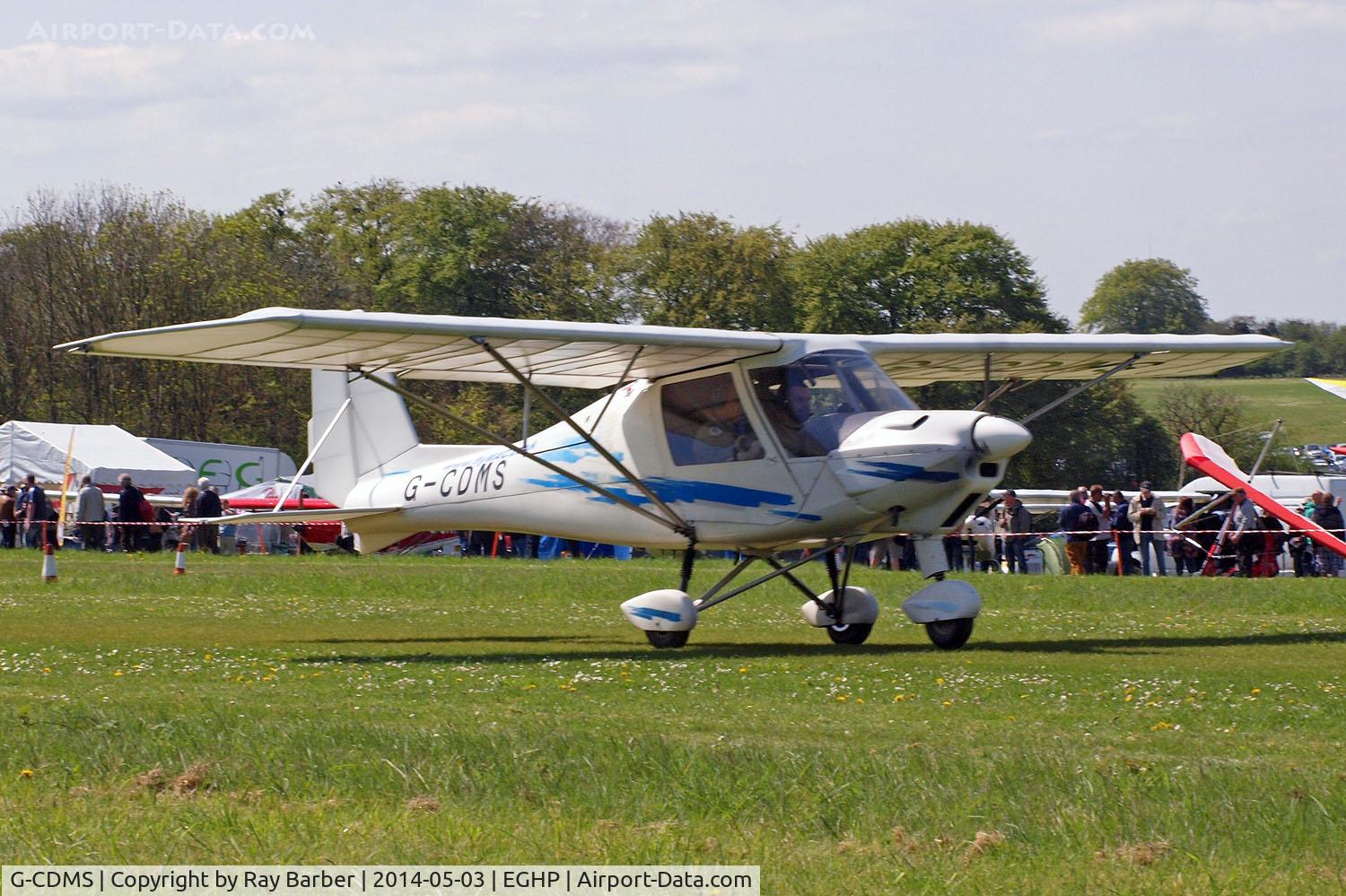 G-CDMS, 2005 Comco Ikarus C42 FB80 C/N 0506-6689, Comco Ikarus C42 Cyclone FB80 [0506-6689] Popham~G 03/05/14