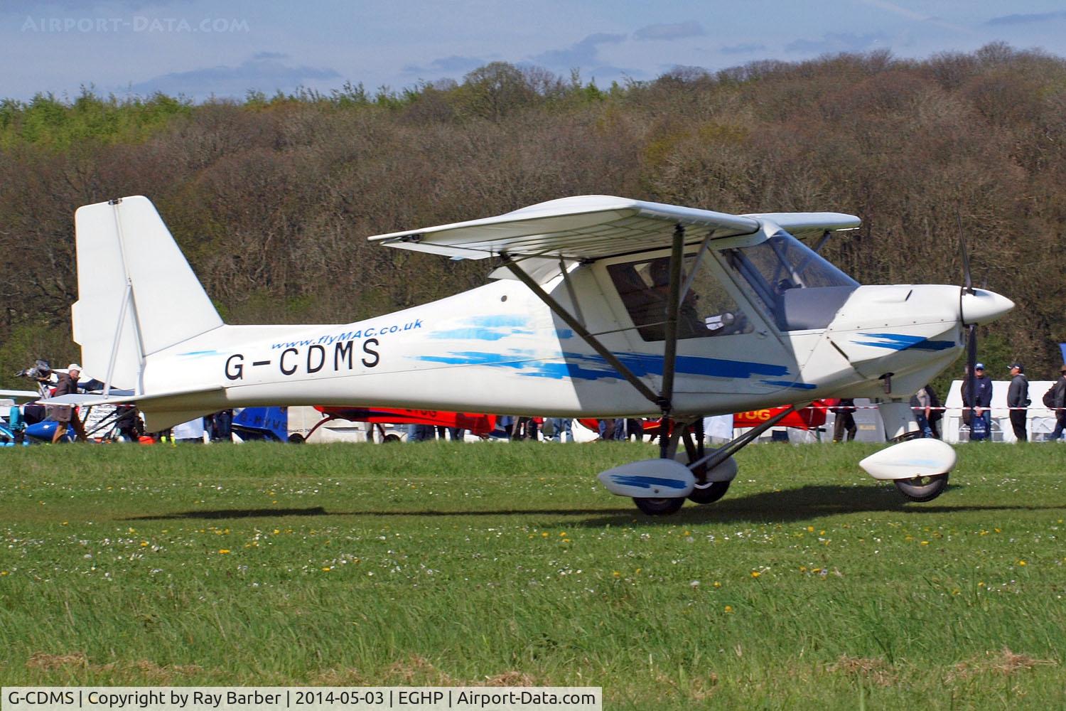 G-CDMS, 2005 Comco Ikarus C42 FB80 C/N 0506-6689, Comco Ikarus C42 Cyclone FB80 [0506-6689] Popham~G 03/05/14