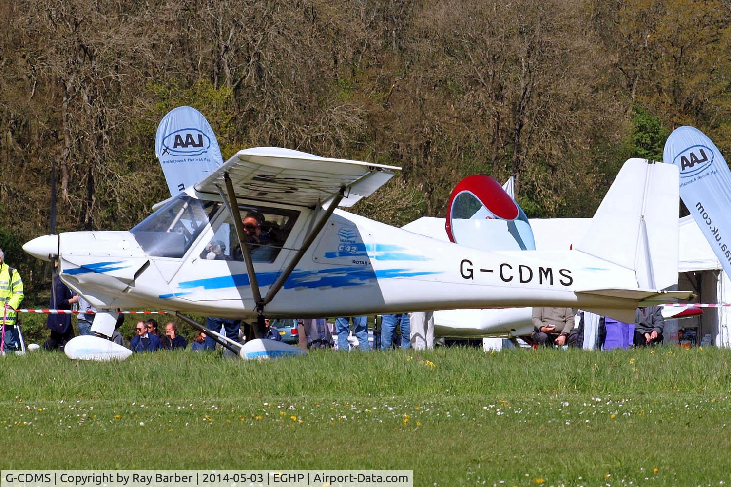 G-CDMS, 2005 Comco Ikarus C42 FB80 C/N 0506-6689, Comco Ikarus C42 Cyclone FB80 [0506-6689] Popham~G 03/05/14
