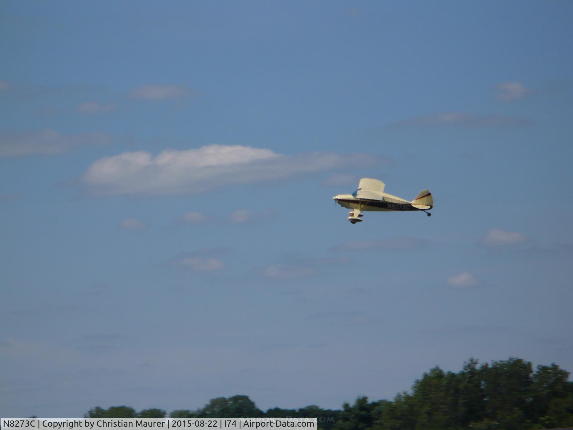 N8273C, 1954 Piper PA-22-135 Tri-Pacer C/N 22-2348, Piper Pacer 135