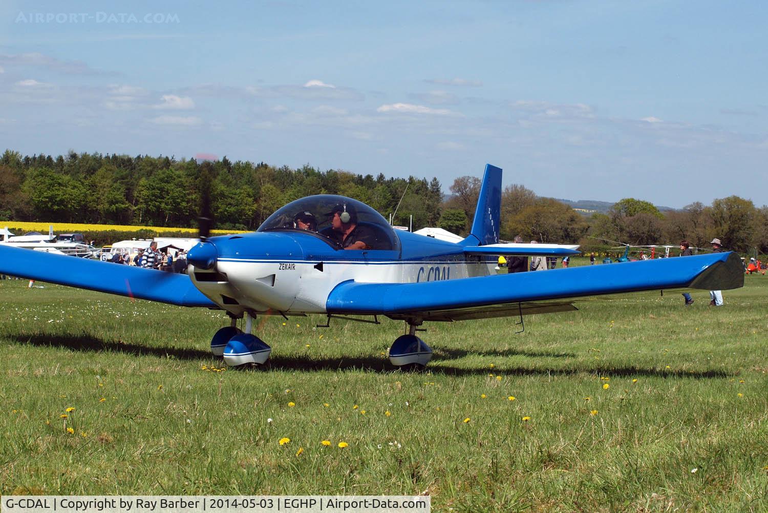G-CDAL, 2004 Zenair CH-601UL Zodiac C/N PFA 162A-14195, Zenair CH.601UL Zodiac [PFA 162A-14195] Popham~G 03/05/2014