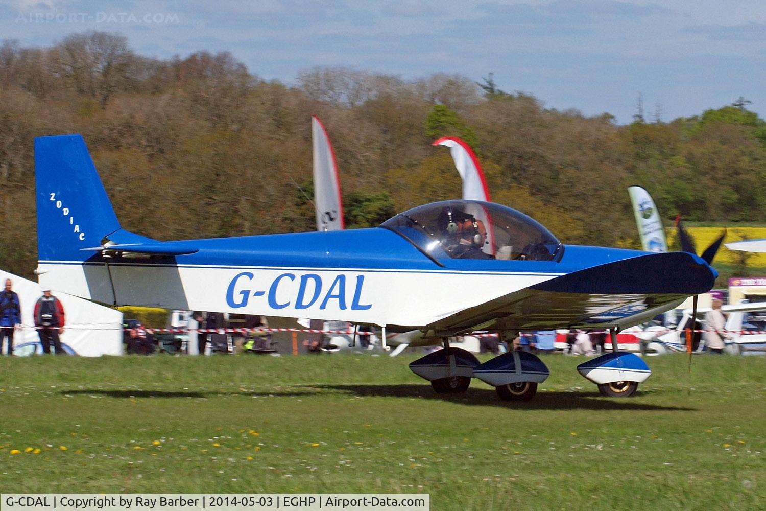 G-CDAL, 2004 Zenair CH-601UL Zodiac C/N PFA 162A-14195, Zenair CH.601UL Zodiac [PFA 162A-14195] Popham~G 03/05/2014