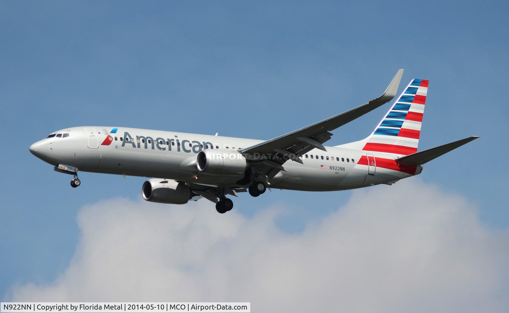 N922NN, 2013 Boeing 737-823 C/N 29574, American