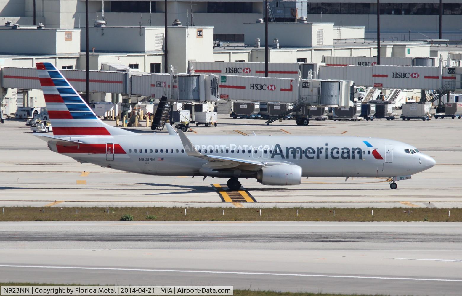 N923NN, 2013 Boeing 737-823 C/N 31167, American