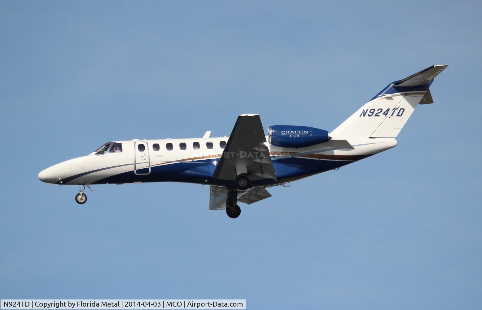 N924TD, 2011 Cessna 525B CitationJet CJ3 C/N 525B-0371, Citation CJ3