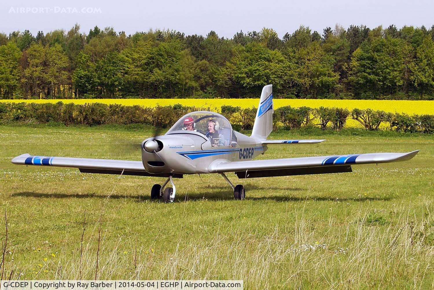 G-CDEP, 2004 Cosmik EV-97 TeamEurostar UK C/N 2128, Evektor EV-97 TeamEurostar UK [2004-2128] Popham~G 04/05/2014