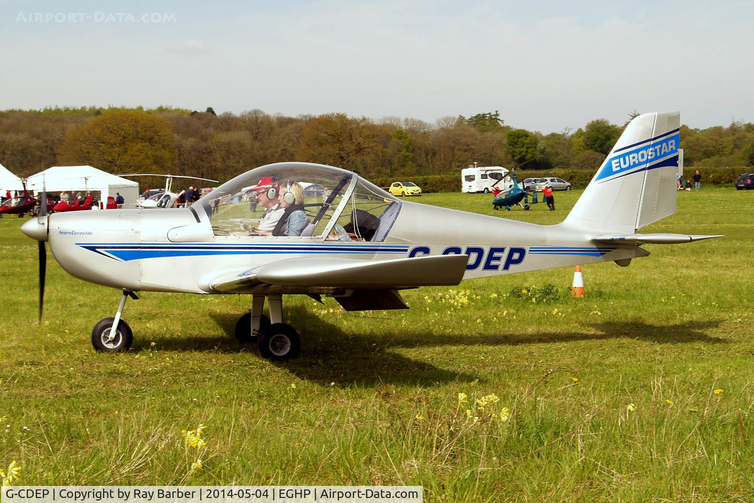 G-CDEP, 2004 Cosmik EV-97 TeamEurostar UK C/N 2128, Evektor EV-97 TeamEurostar UK [2004-2128] Popham~G 04/05/2014