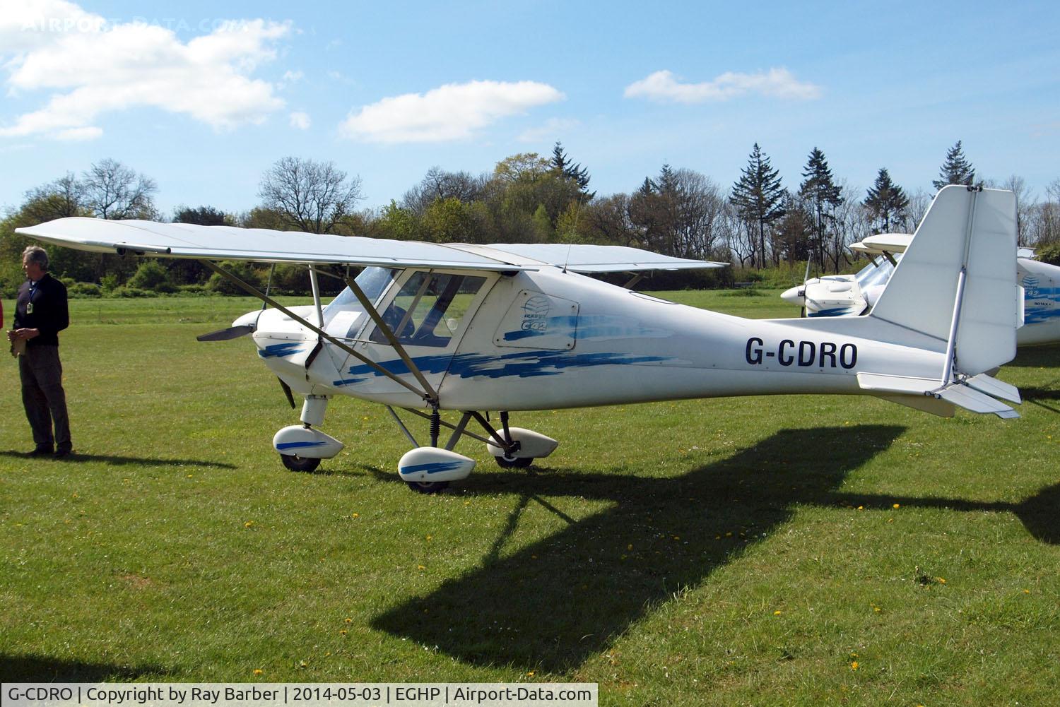 G-CDRO, 2005 Comco Ikarus C42 FB80 C/N 0507-6750, Comco Ikarus C-42 Cyclone FB80 [0507-6750] Popham~G 03/05/2014