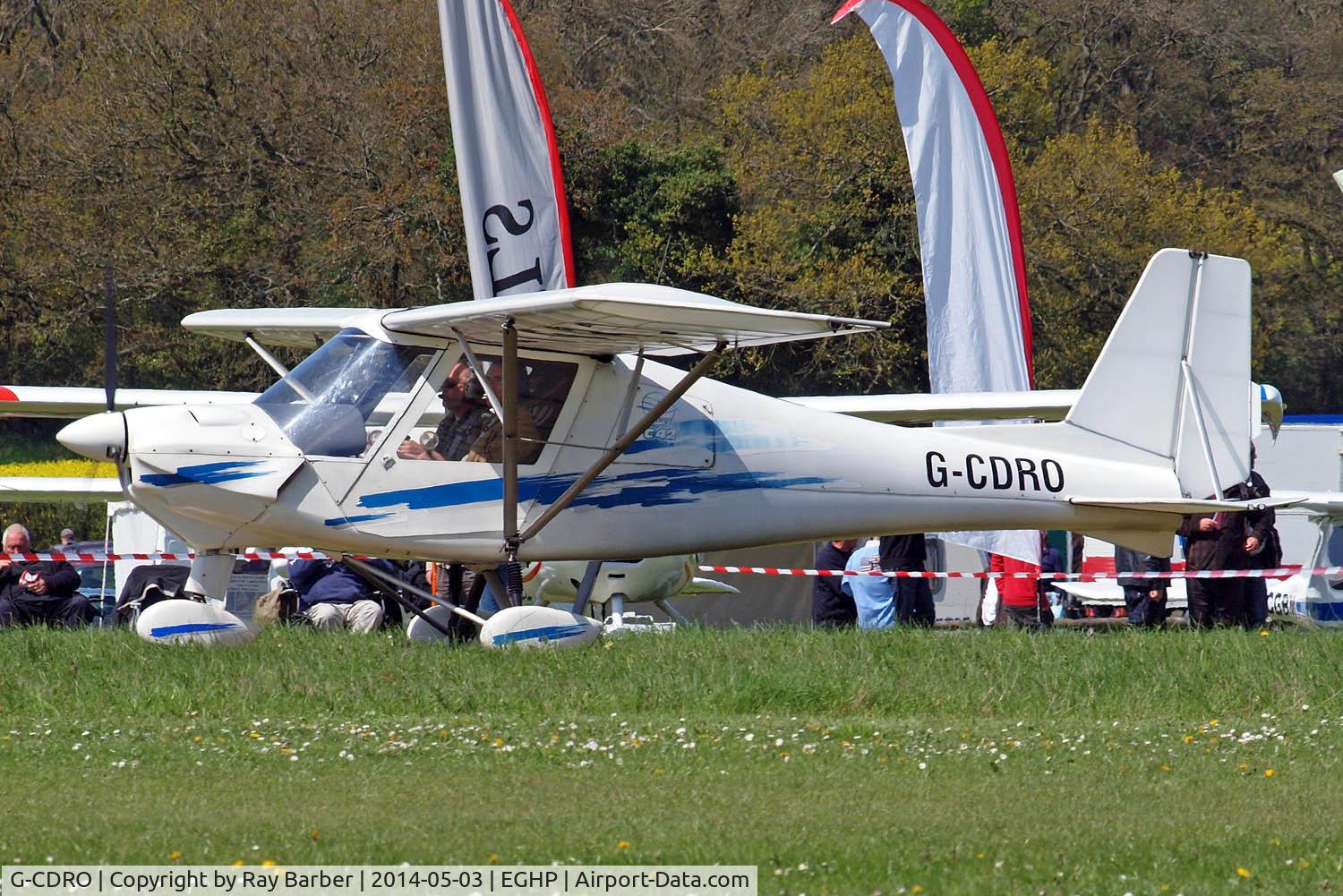 G-CDRO, 2005 Comco Ikarus C42 FB80 C/N 0507-6750, Comco Ikarus C-42 Cyclone FB80 [0507-6750] Popham~G 03/05/2014