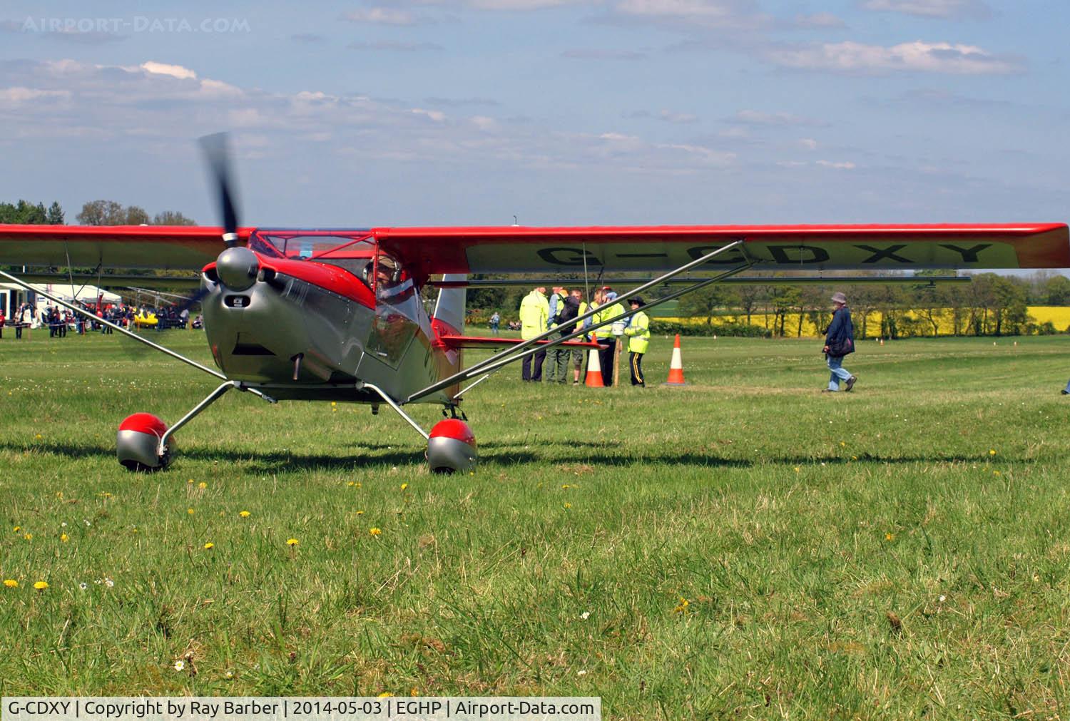 G-CDXY, 2007 Skystar Kitfox Series 7 C/N PFA 172D-14112, Denney Kitfox Skymaster Mk.7 [PFA 172D-14112] Popham~G 03/05/2014
