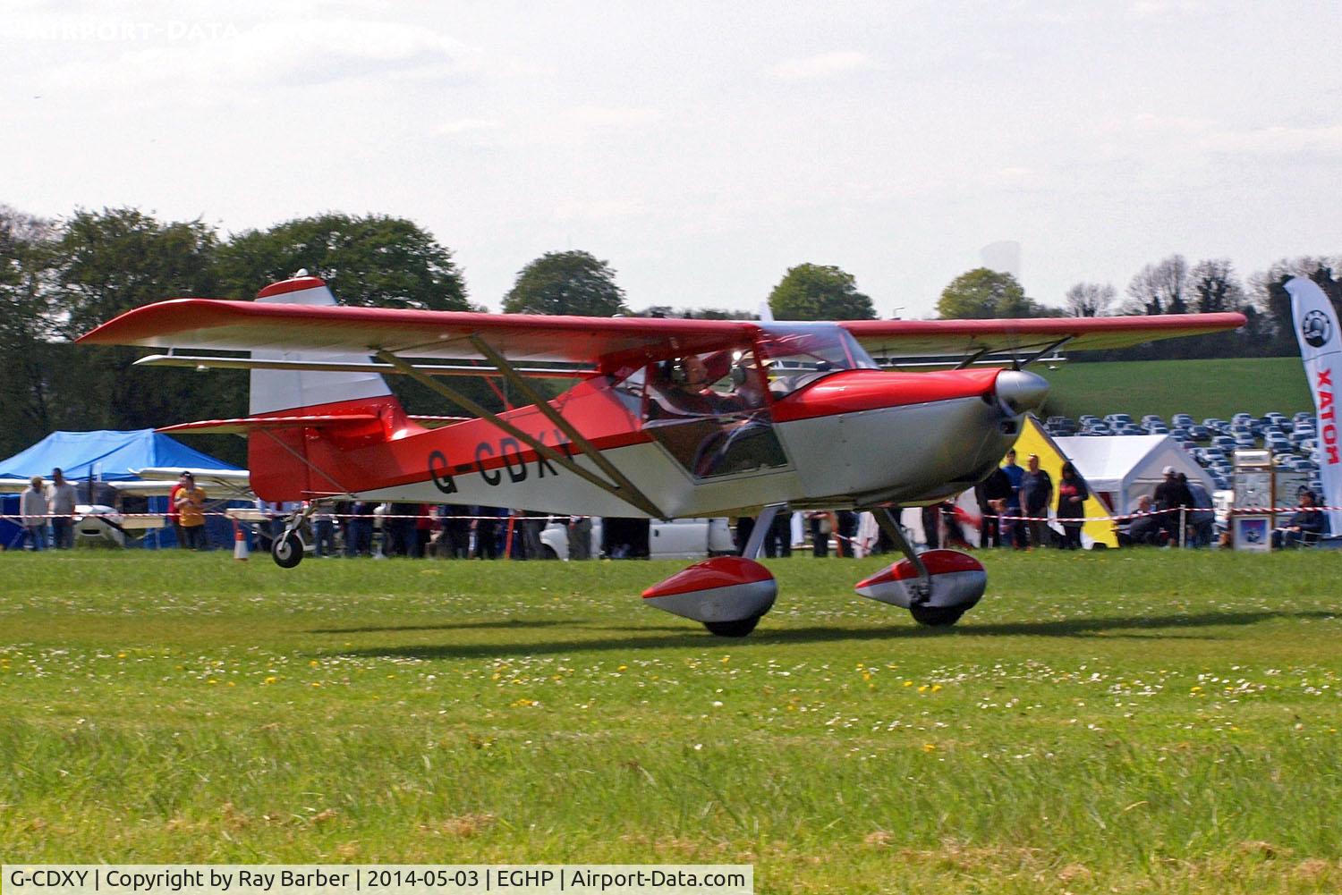G-CDXY, 2007 Skystar Kitfox Series 7 C/N PFA 172D-14112, Denney Kitfox Skymaster Mk.7 [PFA 172D-14112] Popham~G 03/05/2014