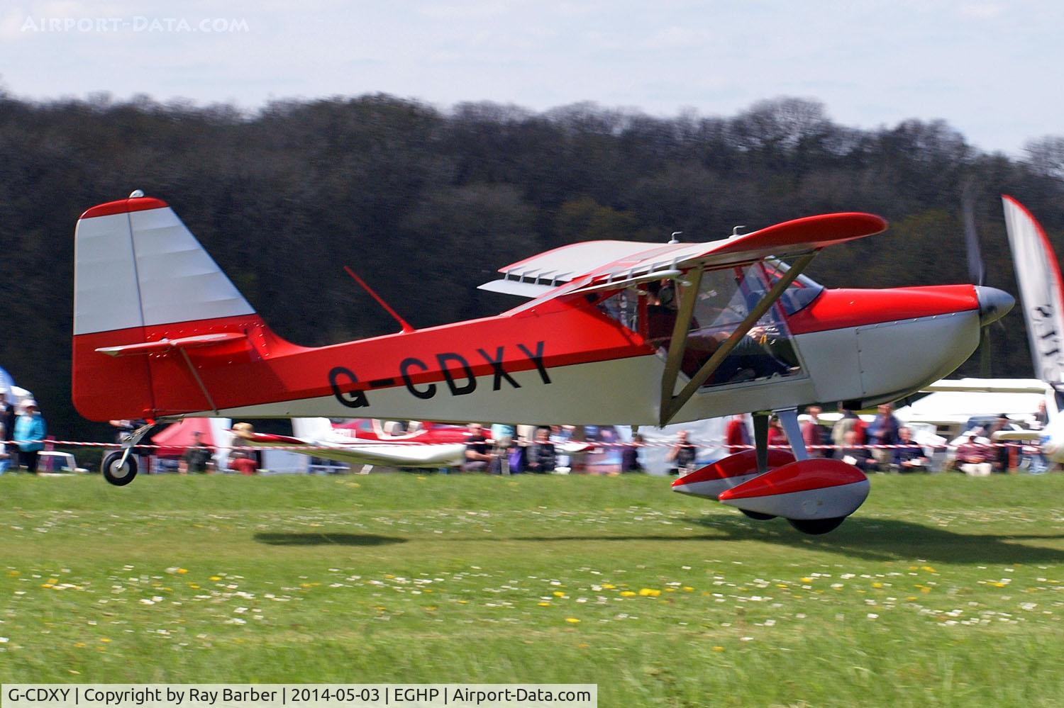 G-CDXY, 2007 Skystar Kitfox Series 7 C/N PFA 172D-14112, Denney Kitfox Skymaster Mk.7 [PFA 172D-14112] Popham~G 03/05/2014