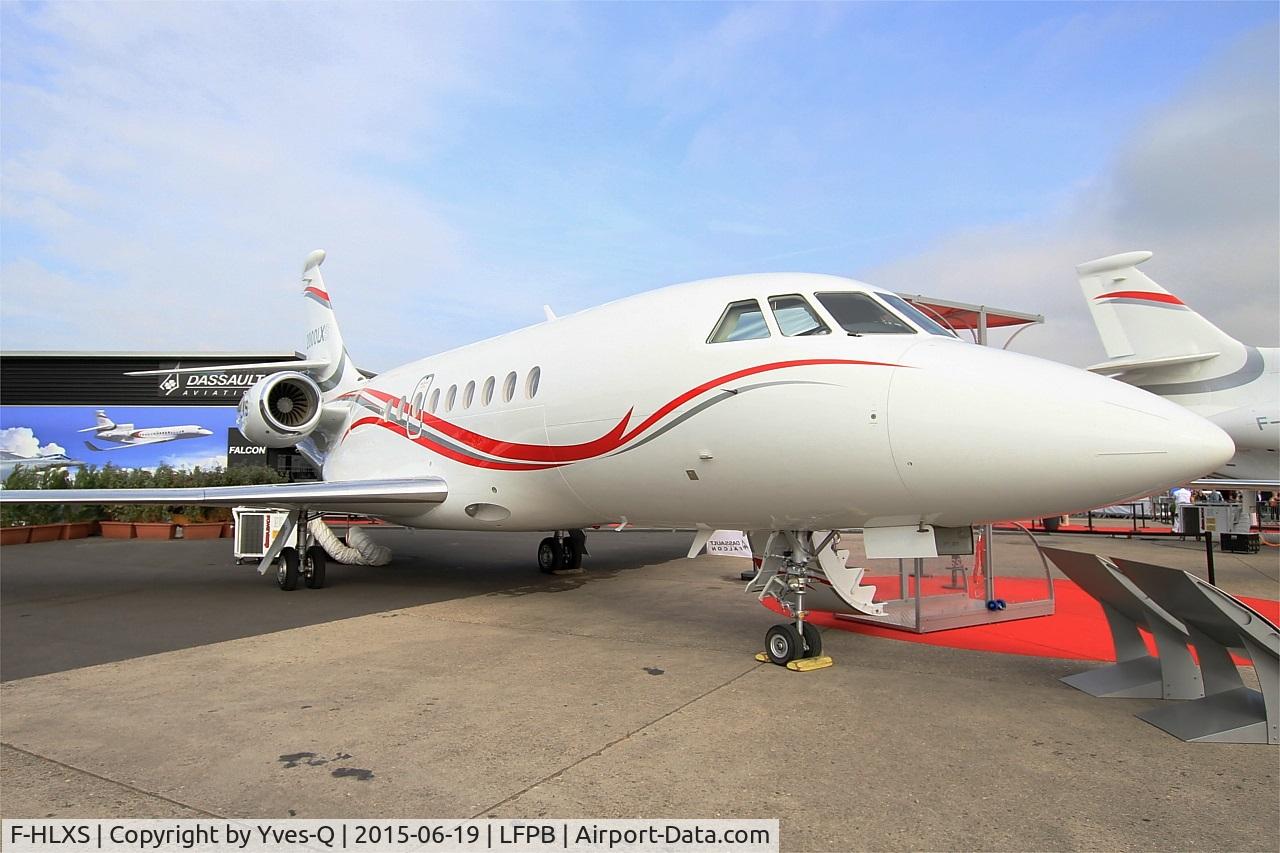 F-HLXS, 2014 Dassault Falcon 2000LXS C/N 269, Dassault Falcon 2000LXS, Static display, Paris-Le Bourget (LFPB-LBG) Air show 2015
