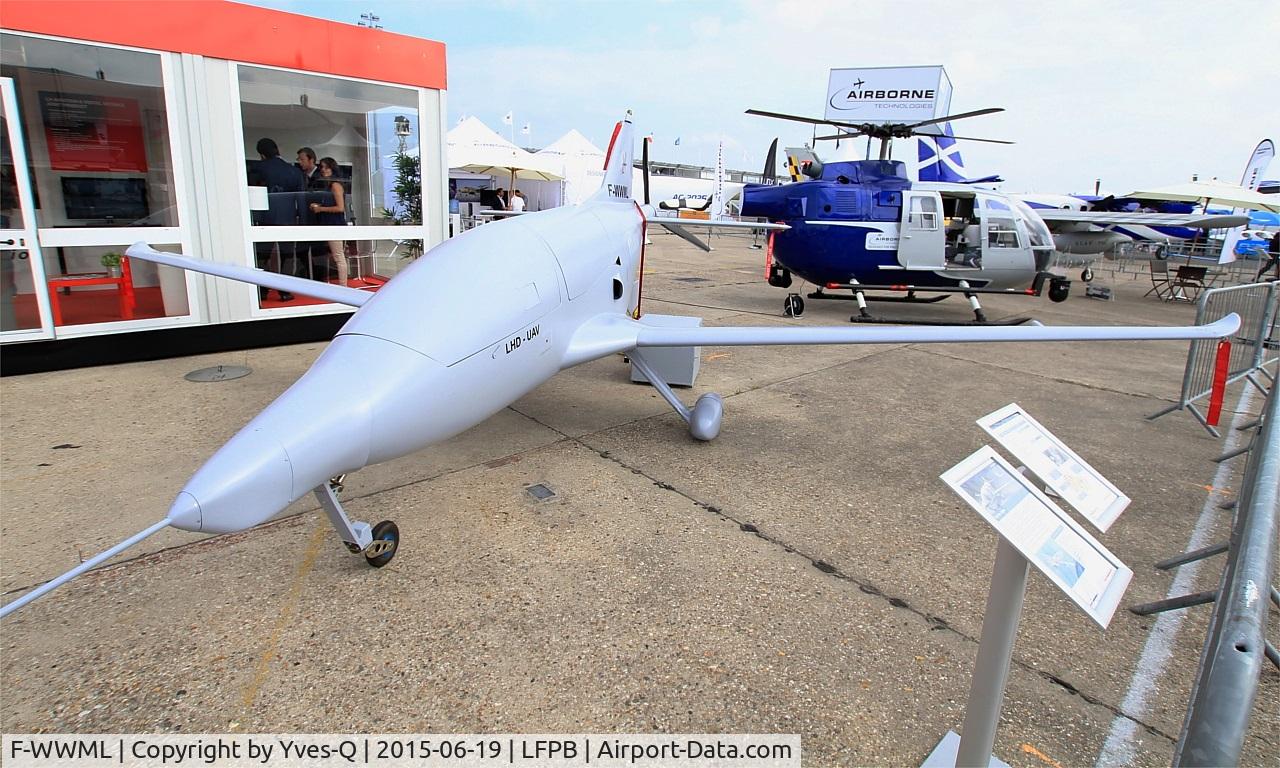 F-WWML, LH Aviation LH-D - UAV C/N not found, Aviation LH-D, Displayed at Paris-Le Bourget (LFPB-LBG) Air show 2015