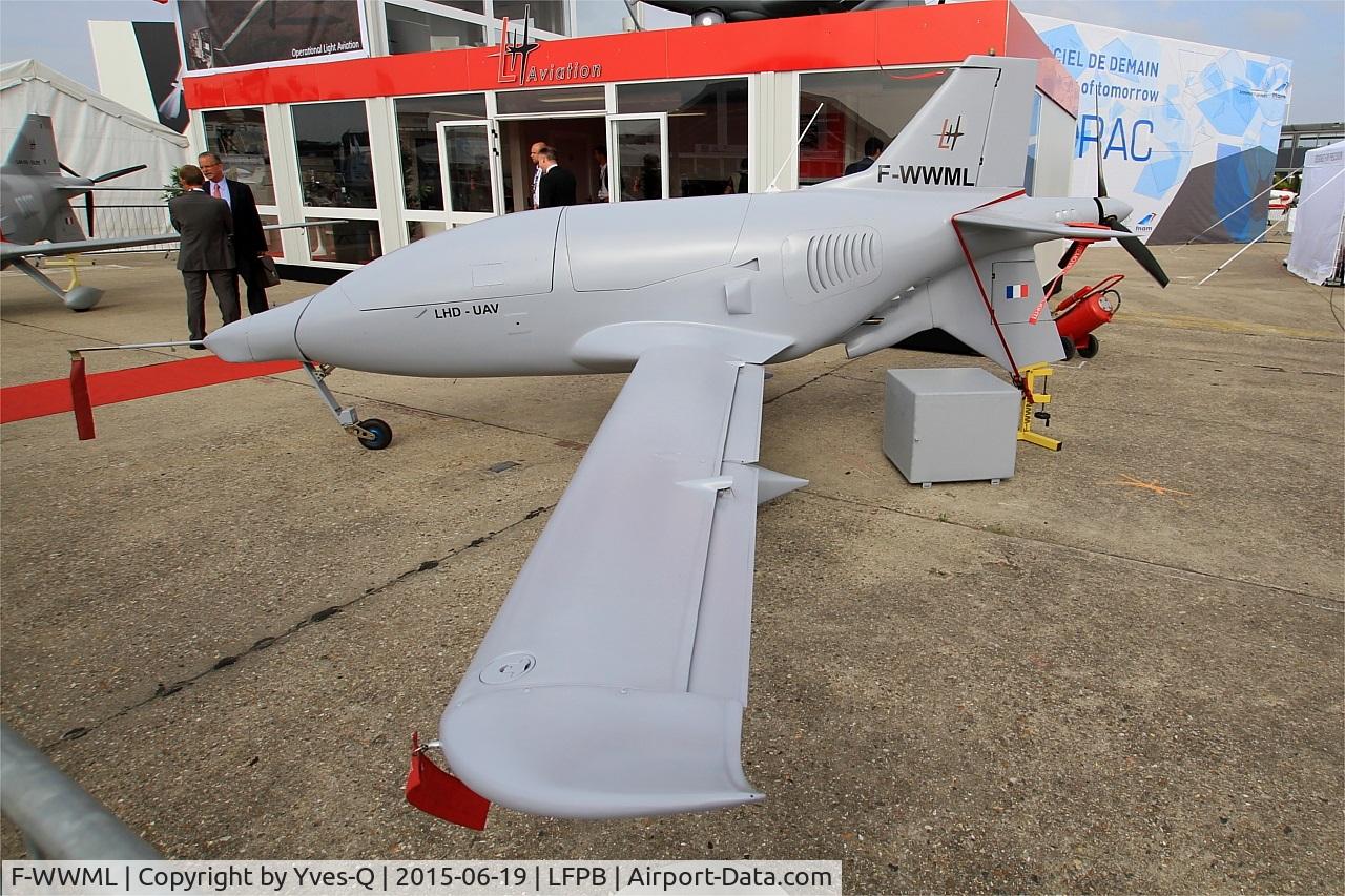 F-WWML, LH Aviation LH-D - UAV C/N not found, Aviation LH-D, Displayed at Paris-Le Bourget (LFPB-LBG) Air show 2015