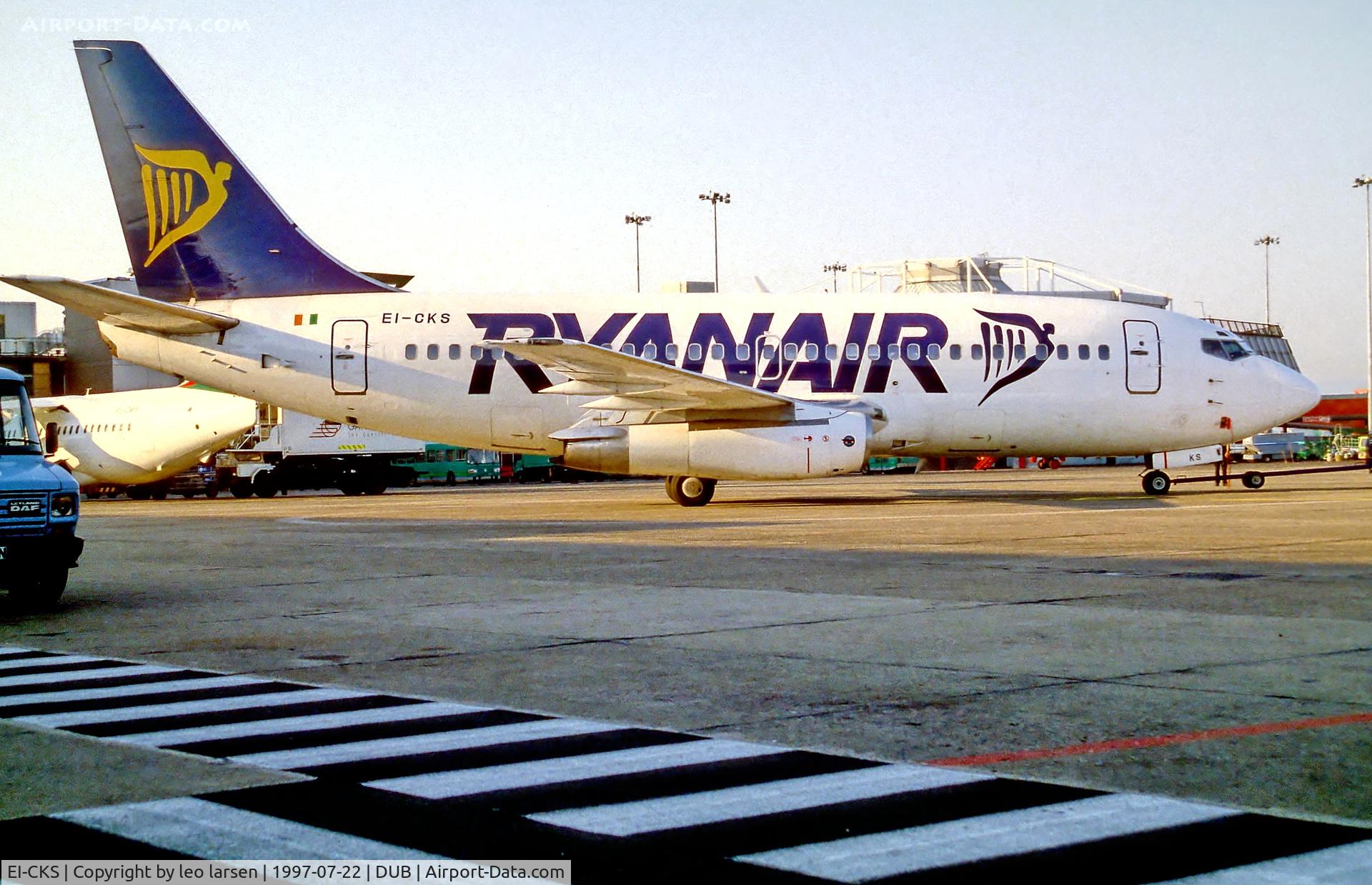 EI-CKS, 1980 Boeing 737-2T5 C/N 22023, Dublin 22.7.97