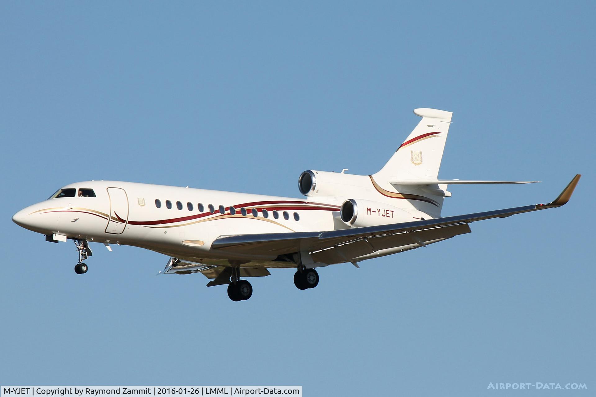 M-YJET, 2013 Dassault Falcon 7X C/N 186, Dassault Falcon 7X M-YJET
