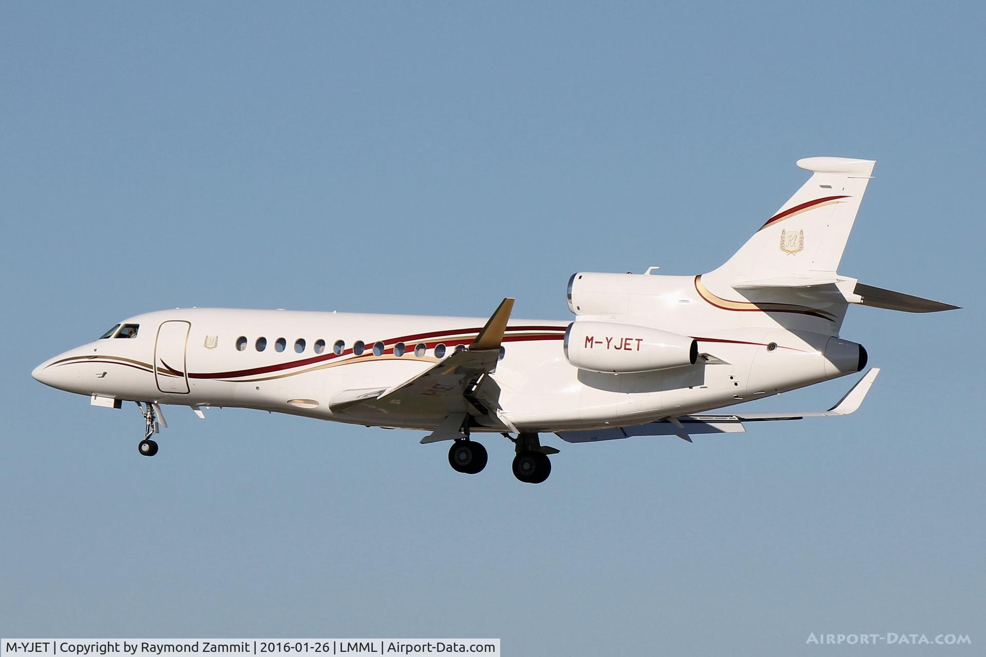 M-YJET, 2013 Dassault Falcon 7X C/N 186, Dassault Falcon7X M-YJET