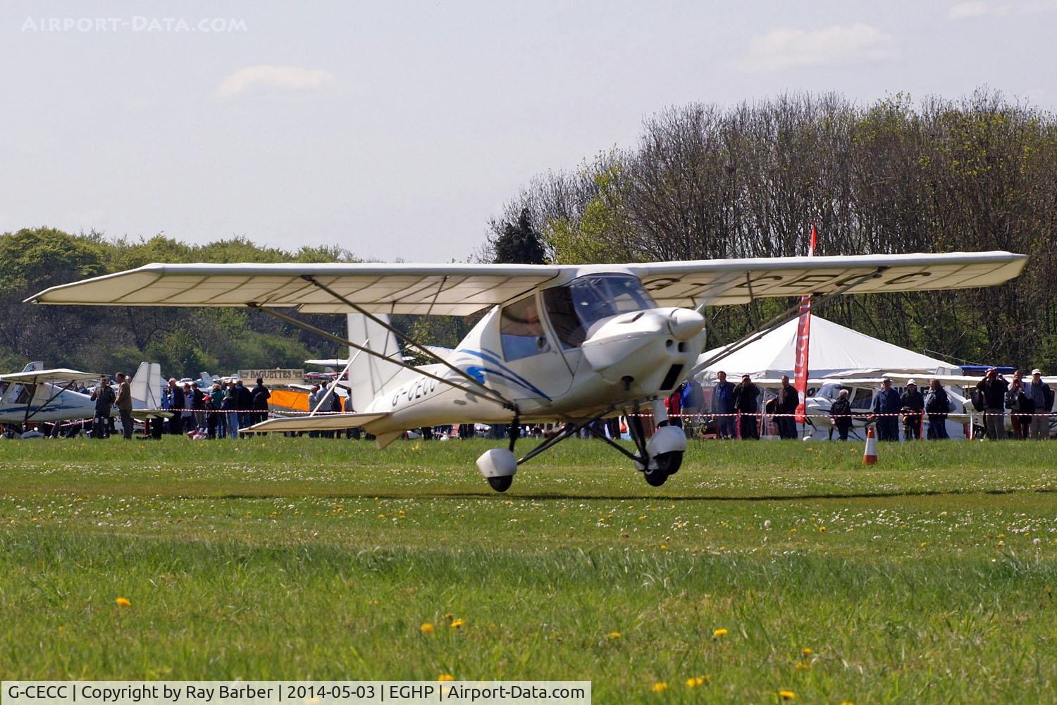G-CECC, 2006 Comco Ikarus C42 FB80 C/N 0607-6832, Comco Ikarus C-42 Cyclone FB80 [0607-6832] Popham~G 03/05/2014