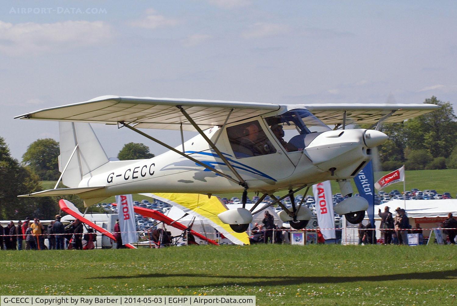 G-CECC, 2006 Comco Ikarus C42 FB80 C/N 0607-6832, Comco Ikarus C-42 Cyclone FB80 [0607-6832] Popham~G 03/05/2014