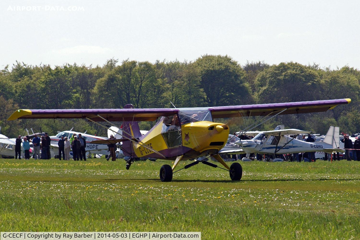 G-CECF, 2006 Just Aircraft Escapade Jabiru (3) C/N BMAA/HB/496, G-CECF   Just Aircraft Escapade Jabiru [3] [BMAA/HB/496] Popham~G 03/05/2014. Named 