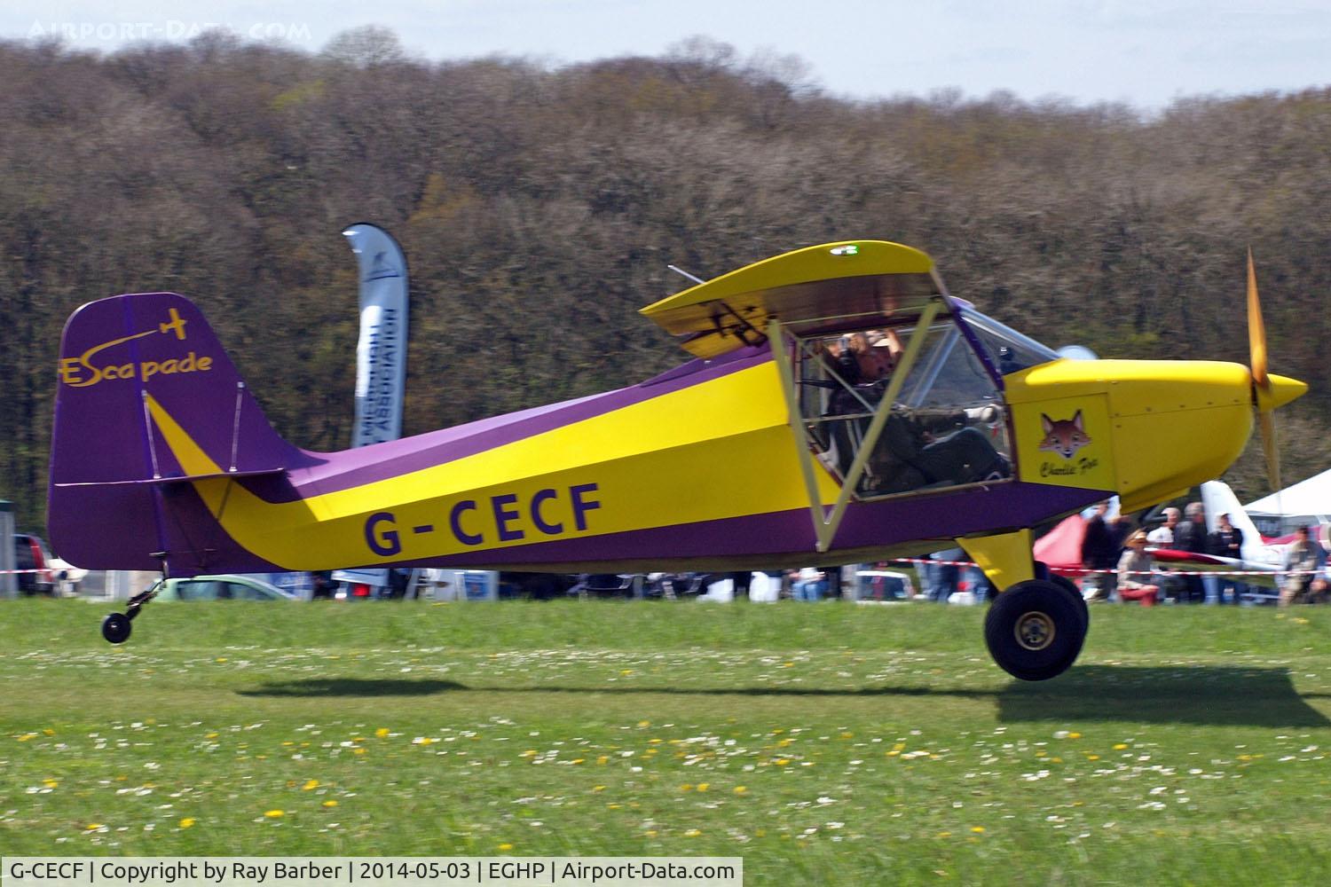 G-CECF, 2006 Just Aircraft Escapade Jabiru (3) C/N BMAA/HB/496, G-CECF   Just Aircraft Escapade Jabiru [3] [BMAA/HB/496] Popham~G 03/05/2014. Named 