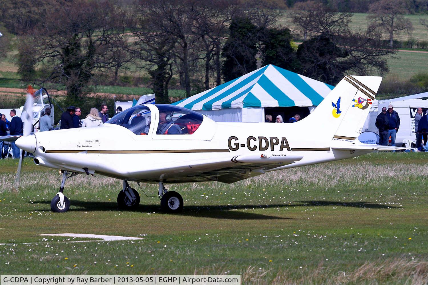 G-CDPA, 2005 Alpi Aviation Pioneer 300 C/N PFA 330-14415, Alpi Aviation Pioneer 300 [PFA 330-14415] Popham~G 05/05/2013
