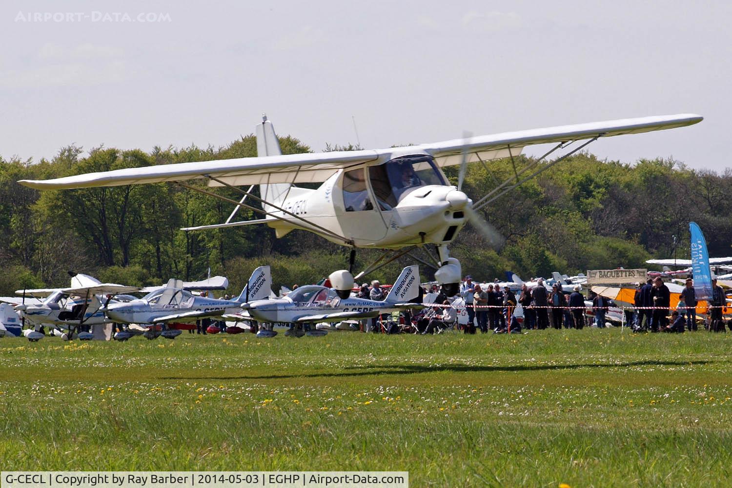 G-CECL, 2006 Comco Ikarus C42 FB80 C/N 0607-6834, Comco Ikarus C-42 Cyclone FB80 [0607-6834] Popham~G 03/05/2014