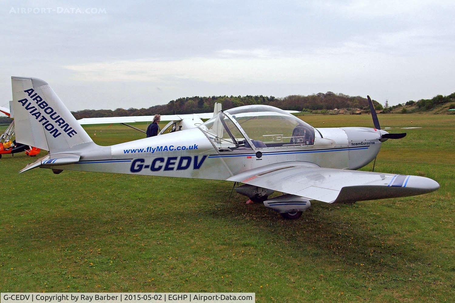 G-CEDV, 2006 Cosmik EV-97 Eurostar C/N 2826, G-CEDV   Evektor EV-97 TeamEurostar UK [2006-2826] Popham~G 02/05/2015
