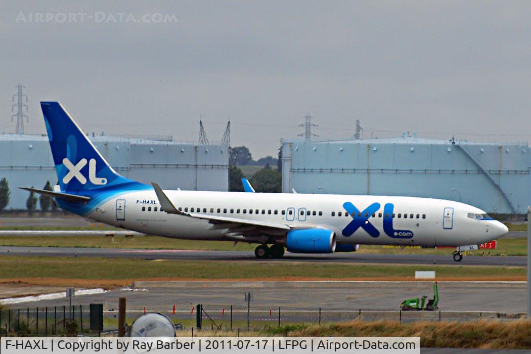 F-HAXL, 2008 Boeing 737-8Q8 C/N 35279, Boeing 737-8Q8 [35279] (XL Airways France) Paris-Charles De Gaulle~F 17/07/2011