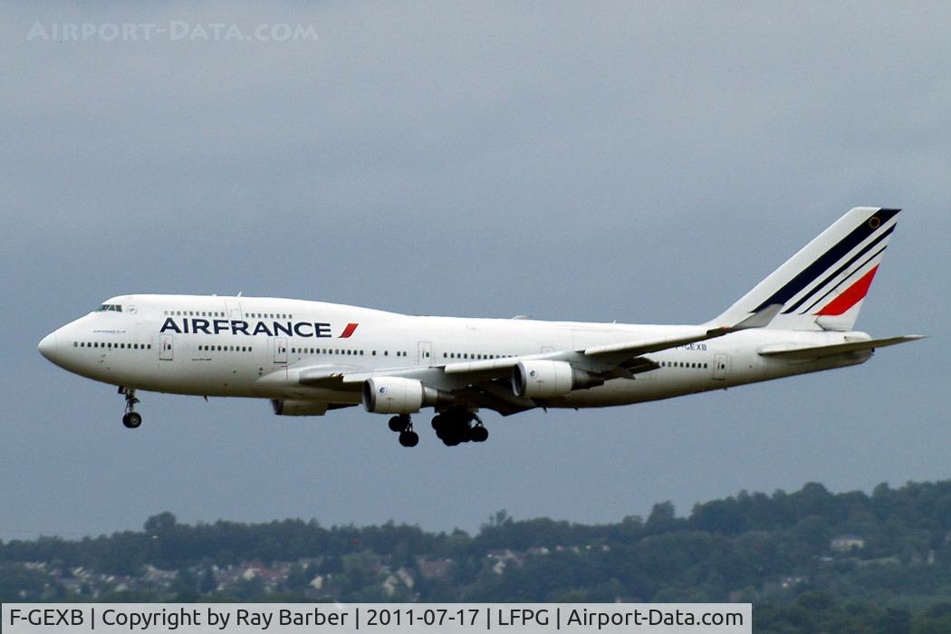 F-GEXB, 1991 Boeing 747-4B3M C/N 24155, Boeing 747-4B3H [24155] (Air France) Paris-Charles De Gaulle~F 17/07/2011