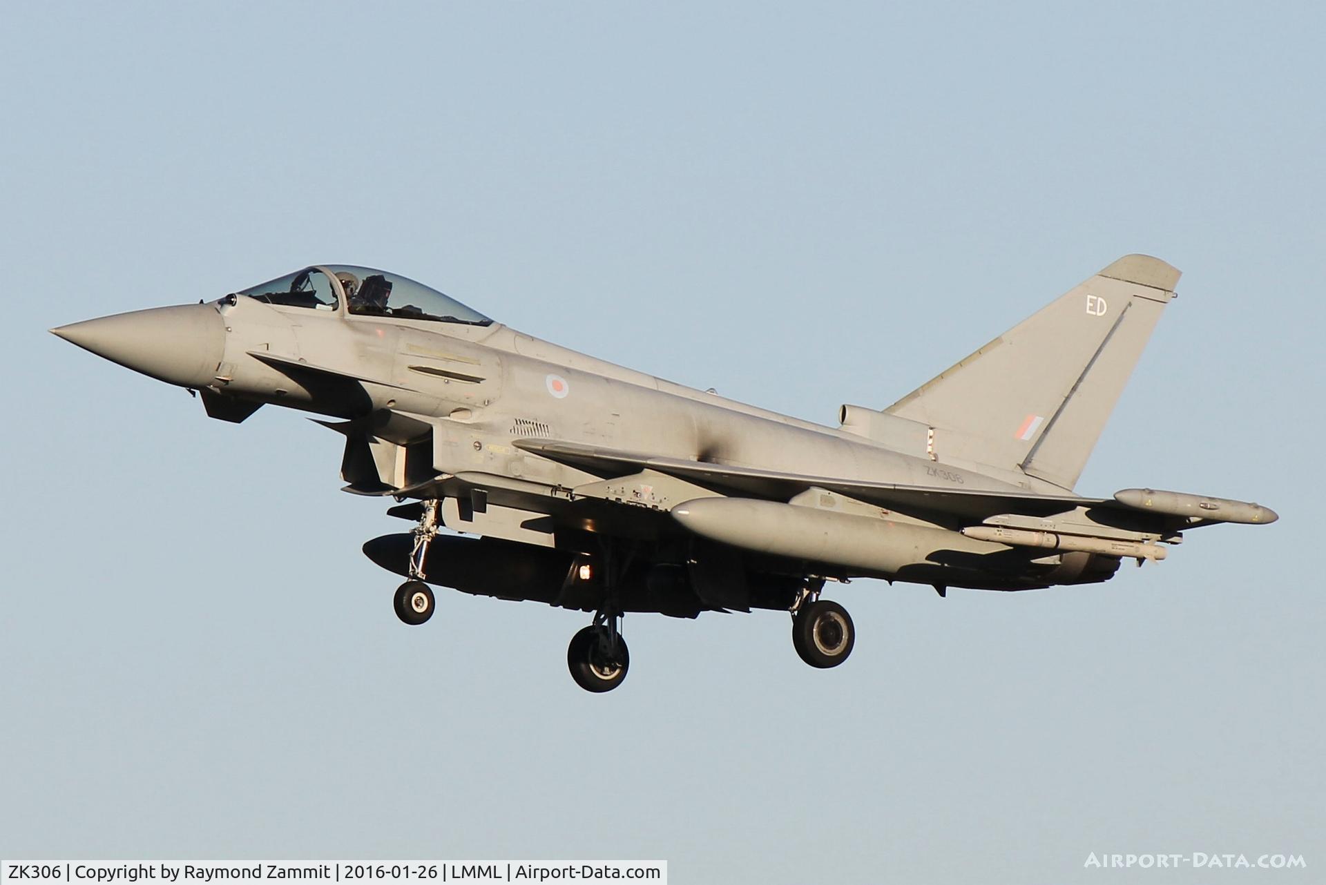 ZK306, 2009 Eurofighter EF-2000 Typhoon FGR4 C/N BS057/218, Eurofighter EF-2000 Typhoon FGR4 ZK306-ED Royal Air Force