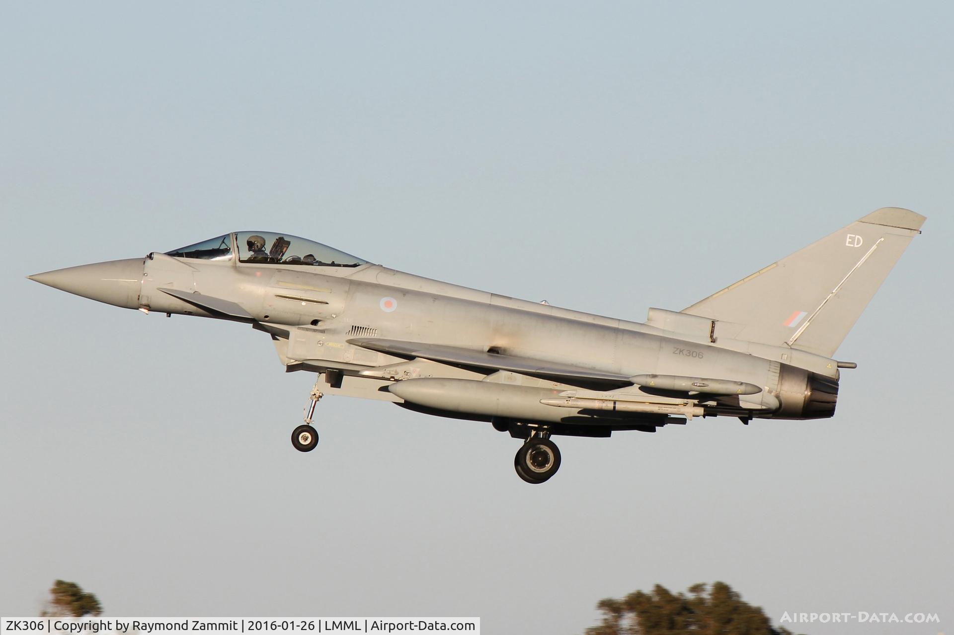 ZK306, 2009 Eurofighter EF-2000 Typhoon FGR4 C/N BS057/218, Eurofighter EF-2000 Typhoon FGR4 ZK306/ED Royal Air Force